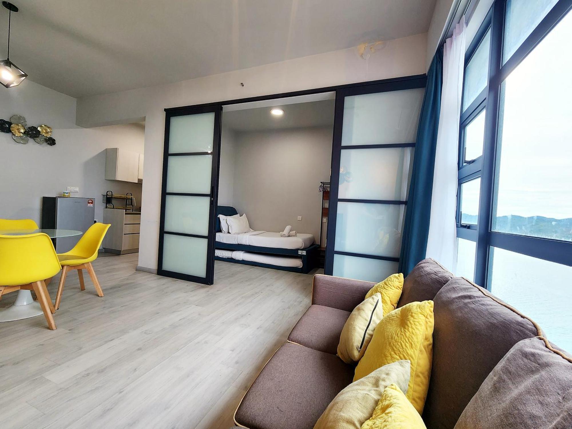 Jesselton Quay Kota Kinabalu City Centre By Lw Suites Zimmer foto